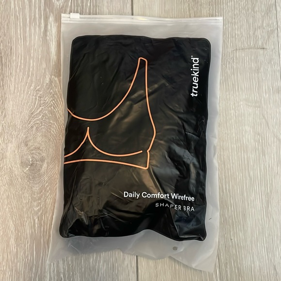 TRUEKIND | DAILY COMFORT WIREFREE SHAPER BRA | 3XL BLACK - Picture 3 of 8